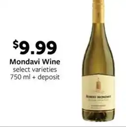 Fareway Mondavi Wine offer