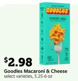 Fareway Goodles Macaroni & Cheese offer