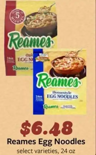 Fareway Reames Egg Noodles offer