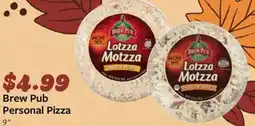 Fareway Brew Pub Personal Pizza offer