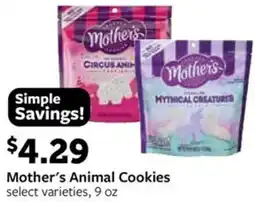 Fareway Mother's Animal Cookies offer