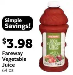 Fareway Fareway Vegetable Juice offer