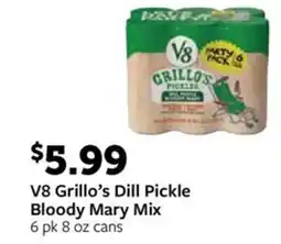 Fareway V8 Grillo's Dill Pickle Bloody Mary Mix offer