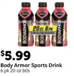 Fareway Body Armor Sports Drink offer
