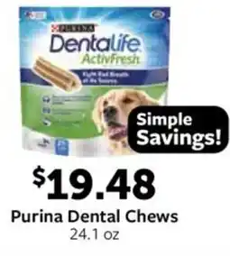 Fareway Purina Dental Chews offer
