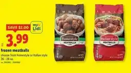 Lidl Frozen meatballs offer