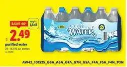 Lidl Purified water offer