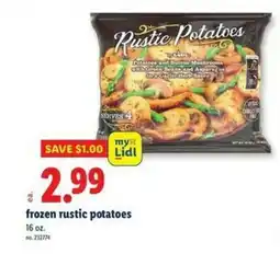 Lidl Frozen rustic potatoes offer