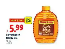 Lidl Clover honey, family size offer
