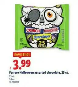 Lidl Ferrero Halloween assorted chocolate offer