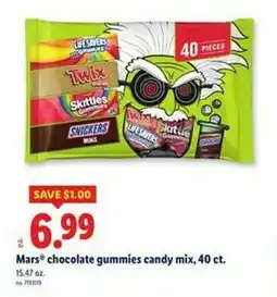 Lidl Mars chocolate gummies candy mix offer