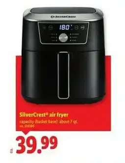 Lidl SilverCrest air fryer offer