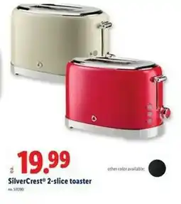 Lidl SilverCrest 2slice toaster offer