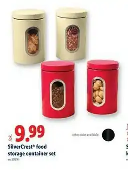 Lidl SilverCrest food storage container set offer