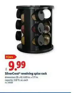 Lidl SilverCrest revolving spice rack offer