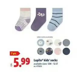 Lidl Lupilu kids' socks offer