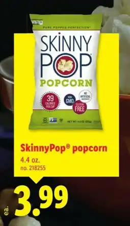 Lidl SkinnyPop popcorn offer