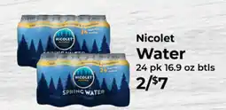 Sunset Foods Nicolet Water offer