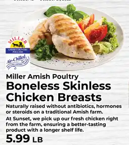 Sunset Foods Boneless Skinless Chicken Breasts offer