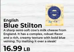 Sunset Foods Blue Stilton offer