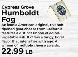 Sunset Foods Cypress Grove Humboldt Fog offer