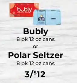 Sunset Foods Bubly or Polar Seltzer offer
