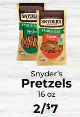 Sunset Foods Snyder's Pretzels offer