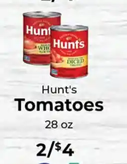 Sunset Foods Hunt's Tomatoes offer