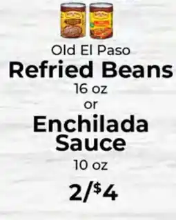 Sunset Foods Refried Beans or Enchilada Sauce offer