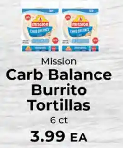 Sunset Foods Crab balonce burrito tortillas offer