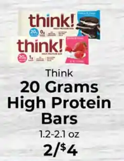 Sunset Foods 20 Grams High Protein Bars offer