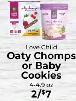 Sunset Foods Oaty Chomps or Baby Cookies offer
