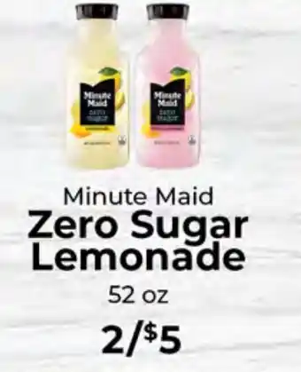 Sunset Foods Minute Maid Zero Sugar Lemonade offer
