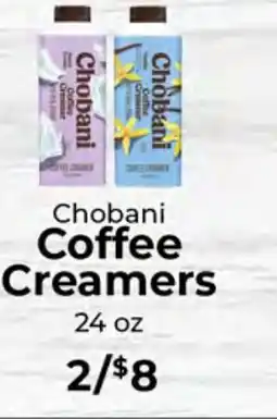 Sunset Foods Chobani Coffee Creamers offer