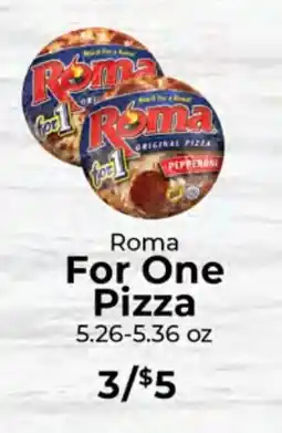 Sunset Foods Roma For One Pizza offer
