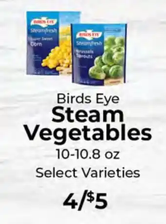 Sunset Foods Birds Eye Steam Vegetables offer
