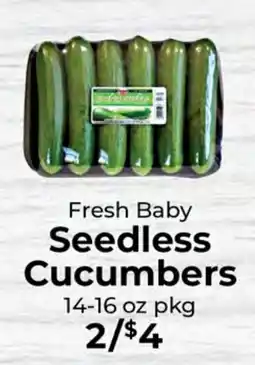 Sunset Foods Fresh Baby Seedless Cucumbers offer
