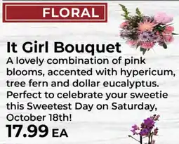 Sunset Foods Floral it girl bouquet offer