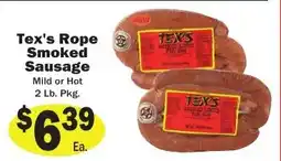 Sellers Bros Tex's Rope Smoked Sausage offer