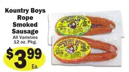 Sellers Bros Kountry Boys Rope Smoked Sausage offer