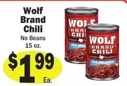 Sellers Bros Wolf Brand Chili No Beans offer