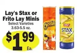 Sellers Bros Lay's Stax or Frito Lay Minis offer