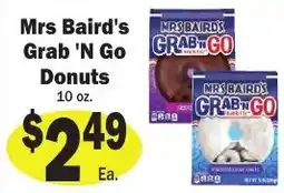 Sellers Bros Mrs Baird's Grab 'N Go Donuts offer