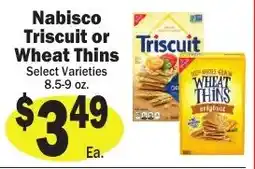 Sellers Bros Nabisco Triscuit or Wheat Thins offer