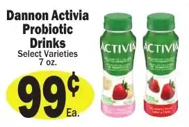 Sellers Bros Dannon Activia Probiotic Drinks offer