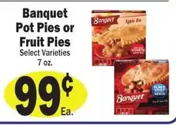 Sellers Bros Banquet Pot Pies or Fruit Pies offer
