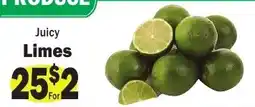 Sellers Bros Juicy Limes offer