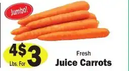 Sellers Bros Juice Carrots offer