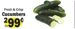 Sellers Bros Fresh & Crisp Cucumbers offer