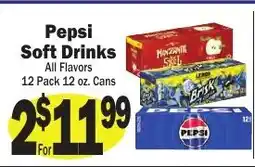Sellers Bros Pepsi Soft Drinks offer